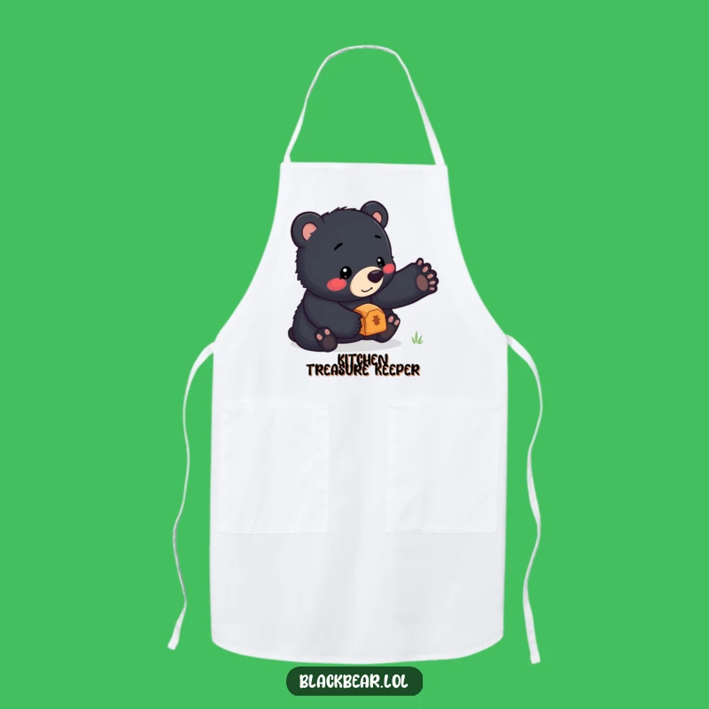 Funny Bear Cub Kitchen Apron: Master Your Cooking with This Balancer, Ideal Chef Gift