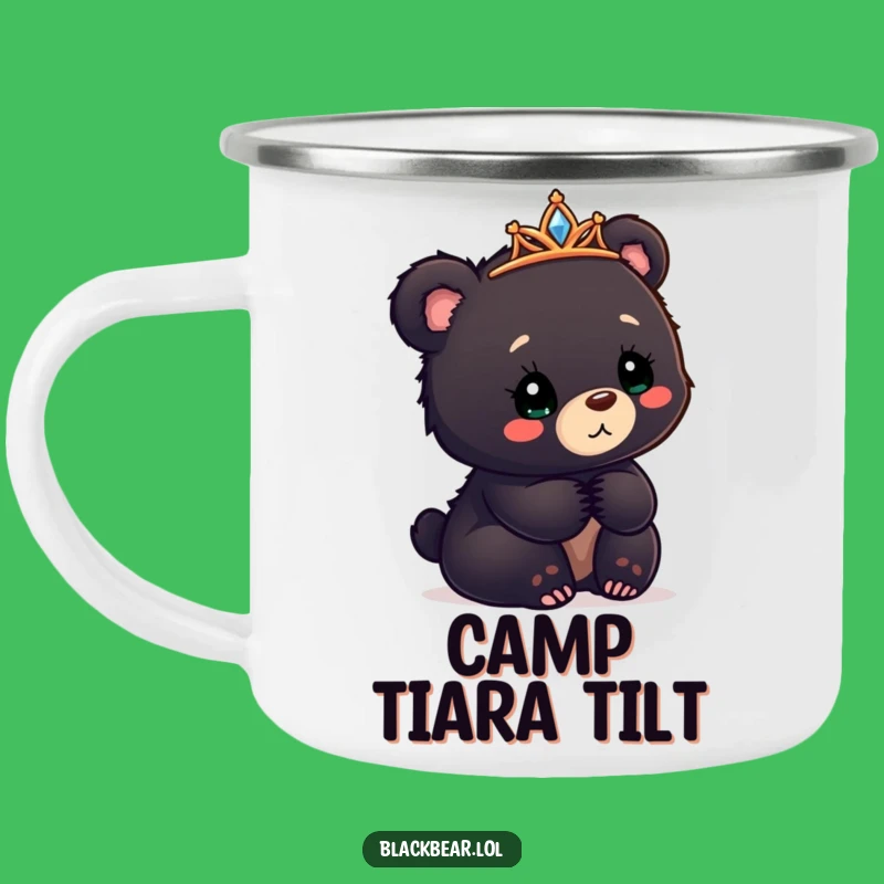 Funny Confused Cub Camping Mug: Delightful Brews for Bewildered Adventures Gift