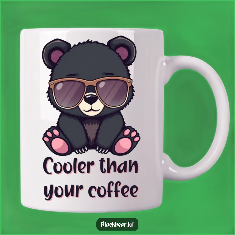 Funny Cool Bear Cub Mug: Sunglasses Style Gift for Trendsetters