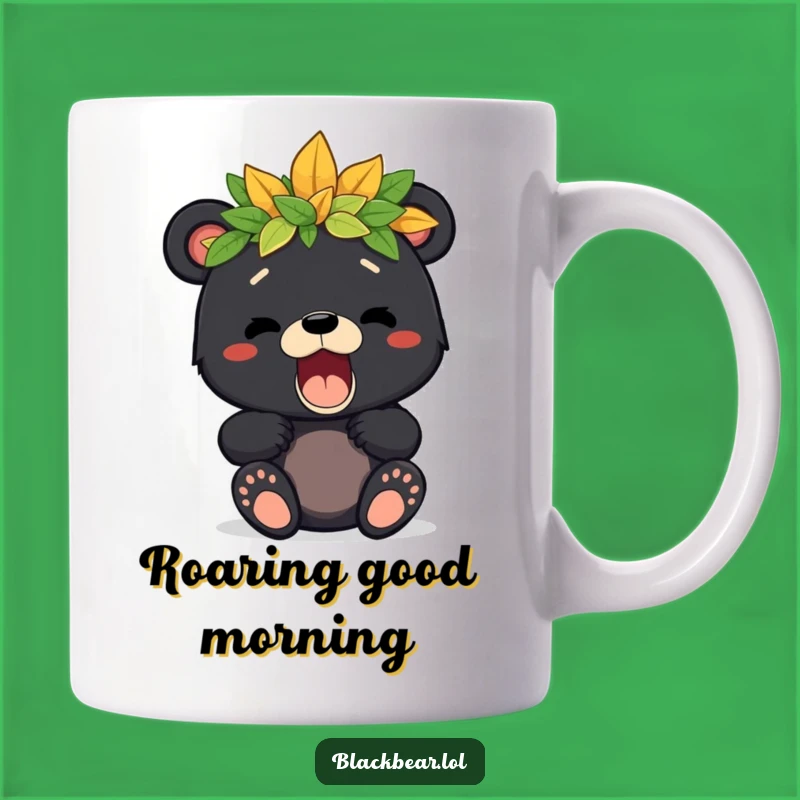 Playful Bear Cub Roar Mug - Forest King, Perfect Funny Gift for Little Ones!