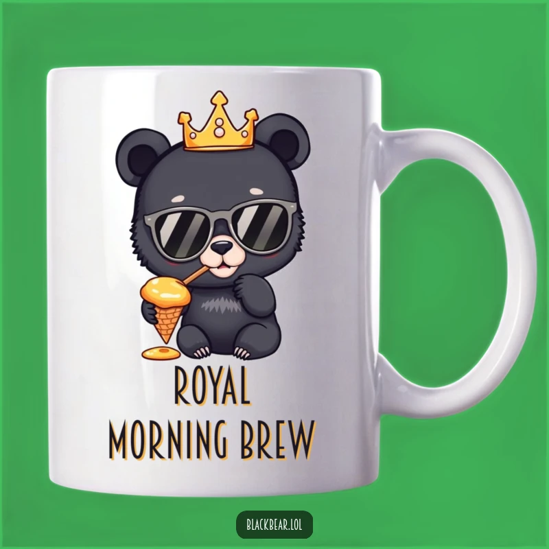 Funny Bear King Mug: A Regal and Hilarious Funny Gift for Bear Lovers