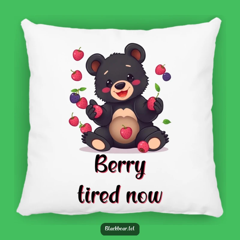 Funny Bear Cub Juggling Pillow: Soft Clumsy Comfort, Hilarious Animal Gift