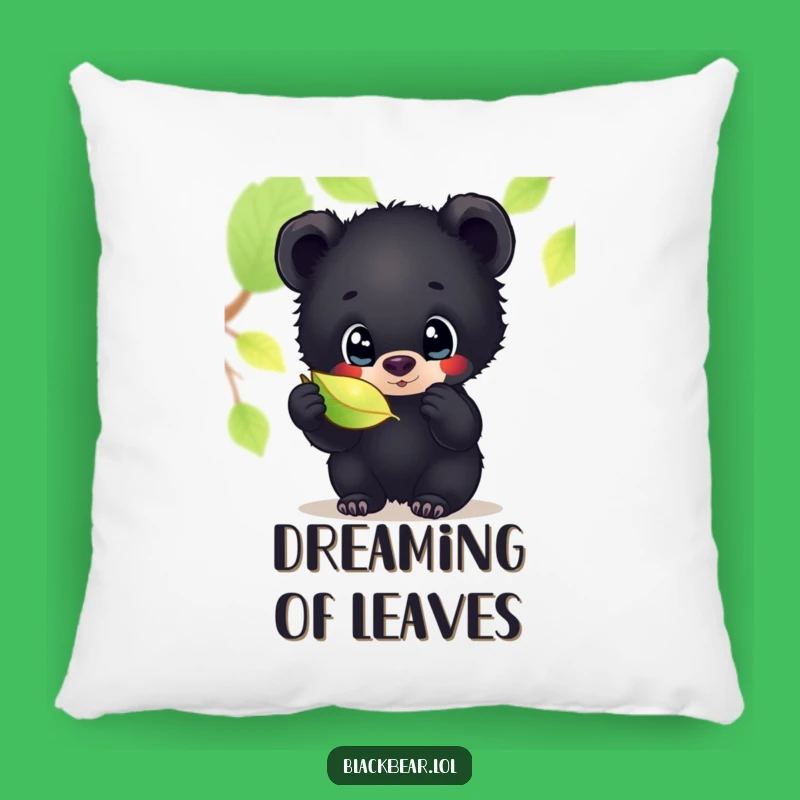 Funny Curious Bear Cub Pillow: Cozy Up with Nature's Wonder, Perfect Comforting Gift