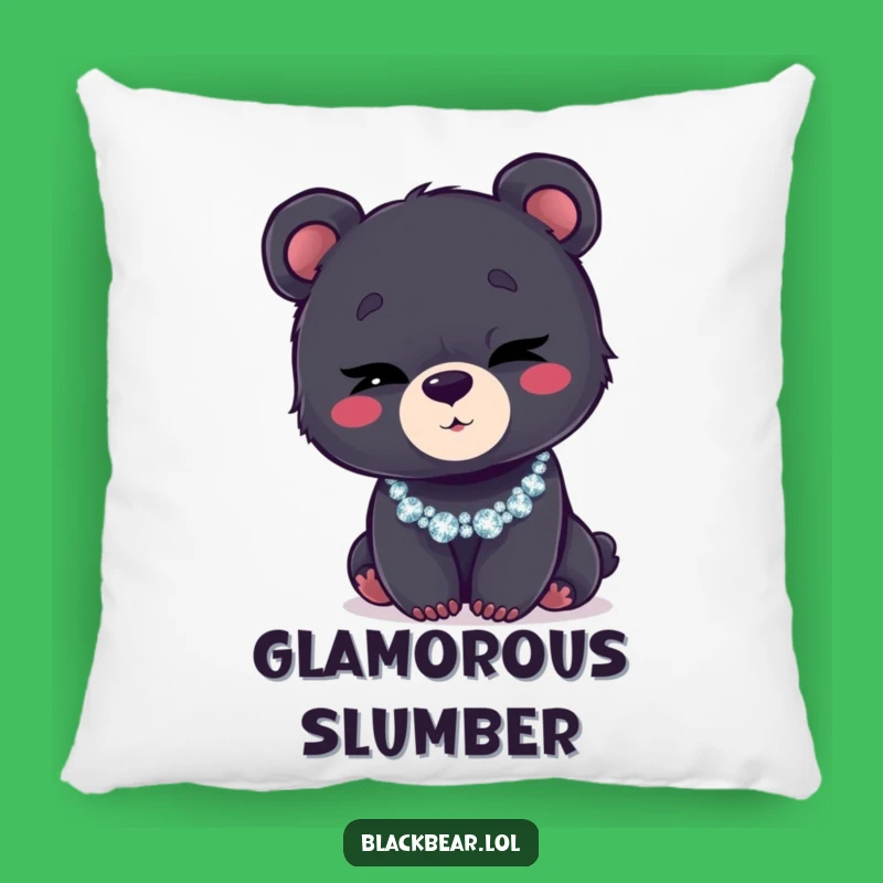 Funny Bear Cub Wink Pillow: Cozy Up with Cheeky Charm!