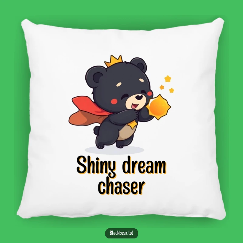 Funny Regal Bear Cub Pillow - Cozy Caped Accent, Cute Gift