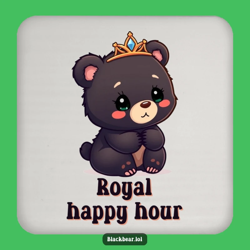Funny Confused Cub Coaster: Protect Surfaces with Adorable Charm Gift
