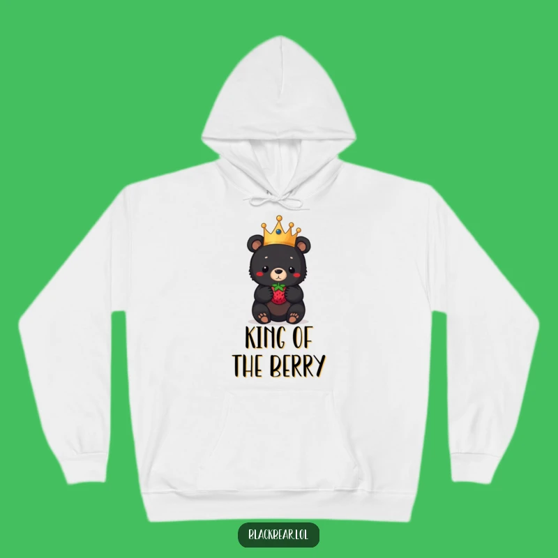Funny Bear Cub Crown Hoodie: Cozy Up with Royal Bear Cub Charm