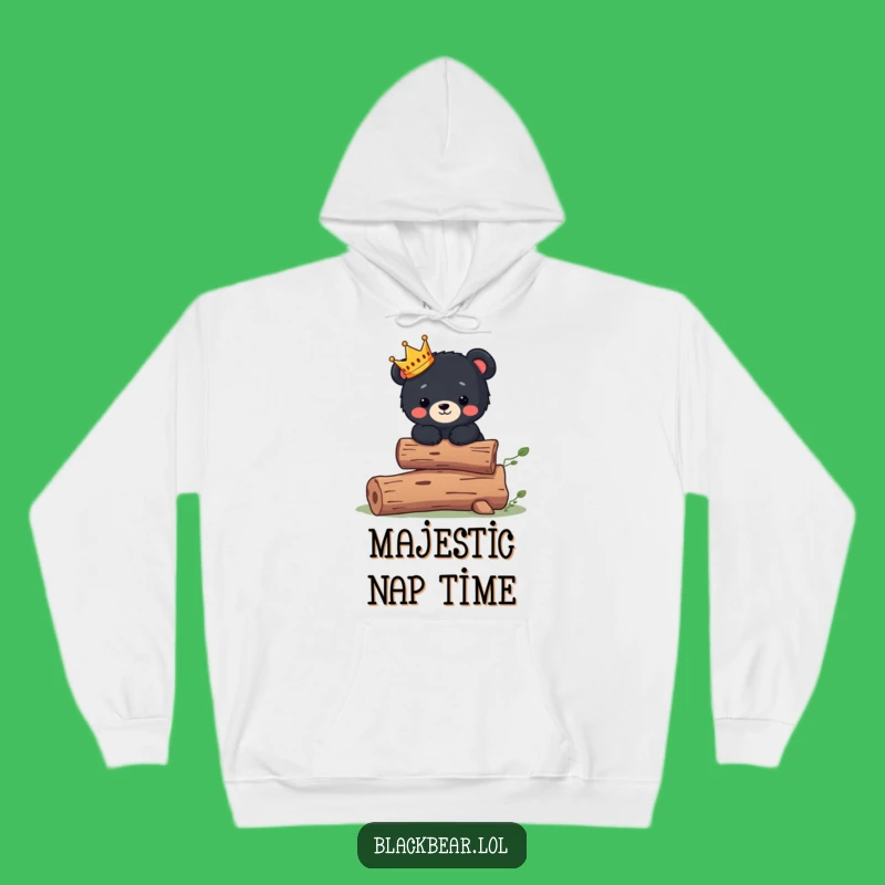 Funny Bear King Hoodie: Cozy Up In Cuteness, Perfect Warm Gift!