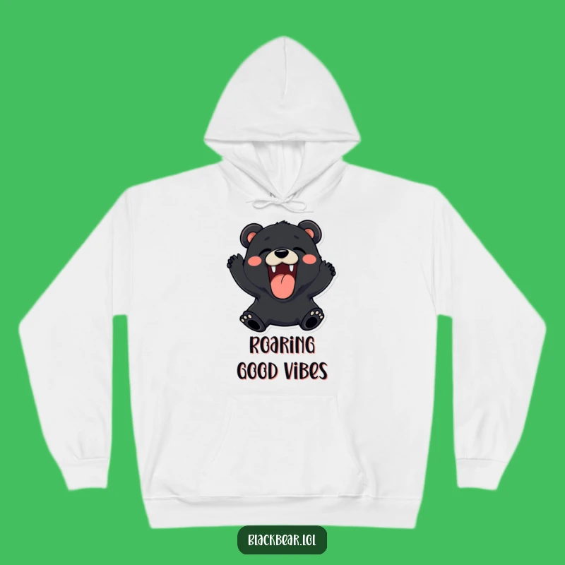 Funny Black Bear Hoodie: Cozy Comfort and Roaring Laughter Guaranteed Gift