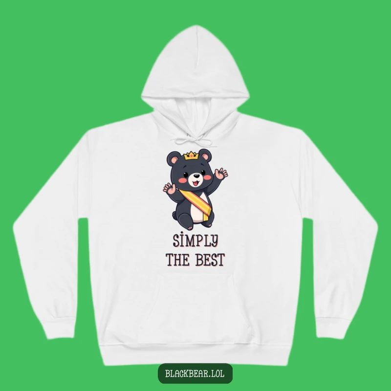 Funny Royal Bear Cub Hoodie: Cozy Up with Regal Humor Gift