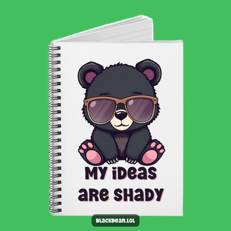 Funny Cool Bear Cub Notebook: Jot Down Ideas with Style