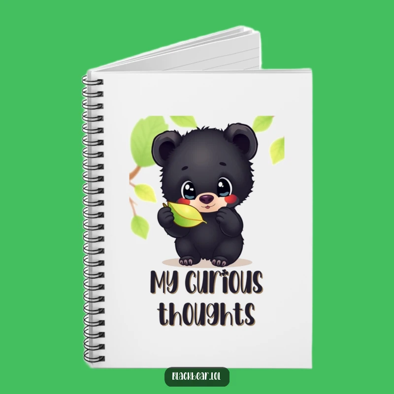 Funny Curious Bear Cub Notebook: Journal Your Discoveries with Nature's Wonder, Perfect Gift