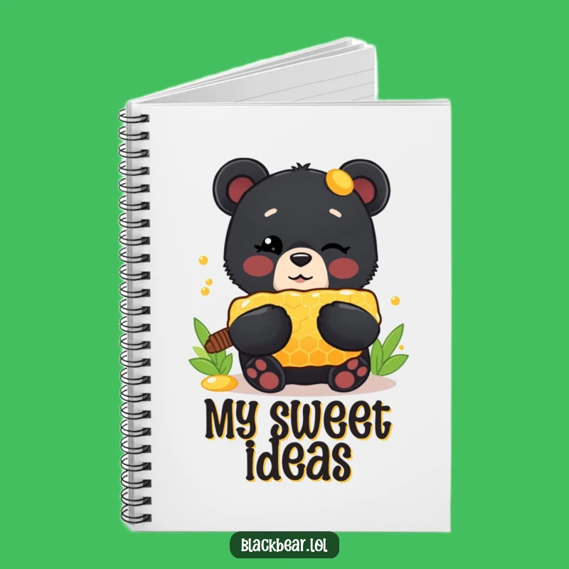 Funny Notebook: Bear Honey Cub, Perfect Humorous Journal Present!