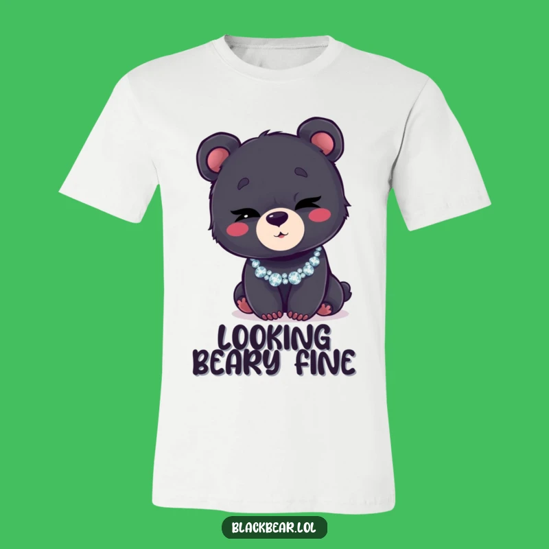 Funny Bear Cub Wink T-Shirt: Shine Bright with This Sassy Tee!