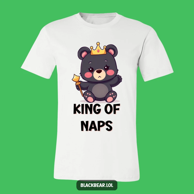 Funny Bear King T-Shirt: Cute Cub Royal Design, The Ultimate Funny Gift!
