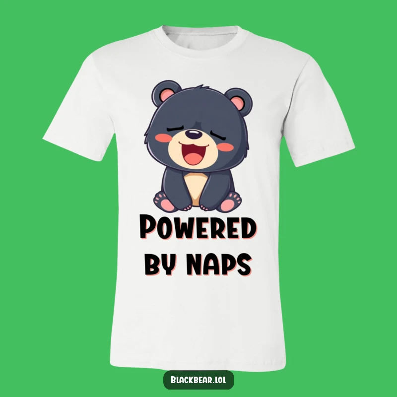 Funny Sleepy Bear Cub T-Shirt: Wear Your Yawn with Pride