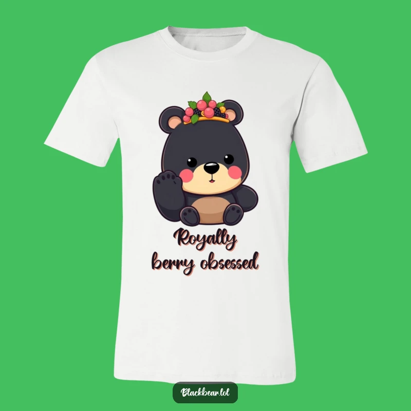 Funny Bear King T-Shirt: Berry Crown Paw Offer, Hilarious Outfit for Humor Lovers