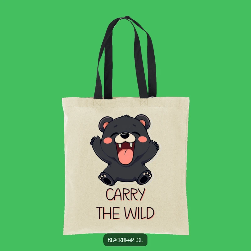 Funny Roaring Bear Tote Bag: Carry Your Laughs in Style Gift